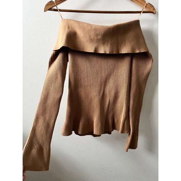 English Factory off the shoulder sweater women's size medium - Picture 2 of 7